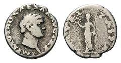 Otho AR Denarius.Otho AR Denarius. Rome, mid January - mid April AD 69. Bare head right / Securitas standing left, holding wreath and sceptre. RIC I 8; RSC 17. 3.06g, 17mm, 5h. Toned, Near Very Fine.