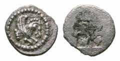 Macedon, Argilos AR Hemiobol. Macedon, Argilos AR Hemiobol. 495-477 BC. Forepart of Pegasos r. within border of dots / Quadripartite incuse square. Liampi, Argilos period IV, 101-116; SNG ANS 763; Ros