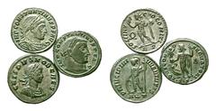 3 Æ Roman Follis. 3 Æ Roman Follis. All Extremely Fine. Lot sold as seen - no returns.