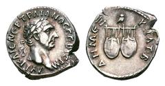 Lycia, Trajan AR Drachm. Lycia, Trajan AR Drachm. Koinon, AD 98-99. ΑΥΤ ΚΑΙΣ ΝΕΡ ΤΡΑΙΑΝΟΣ ΣΕΒ ΓΕΡΜ. Laureate head right / ΔΗΜ ΕΞ − ΥΠΑΤ B. Two four-stringed lyres seen from behind, owl perched right o