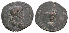 Galba Lightweight Æ Sestertius. Galba Lightweight Æ Sestertius. Rome, AD 68. IMP SER SVLP GALBA CAES AVG TR P, laureate and draped bust right / LIBERTAS PVBLICA, Libertas, draped, standing left, holdi