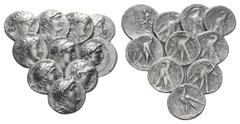 10 X AR Tetradrachms. Mostly Good Fine. Lot sold as seen - no returns.