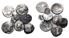 9 X Various Greek & 1 X Medieval Denier. Mostly Good Fine. Lot sold as seen - no returns.