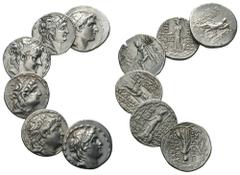 6 X AR Tetradrachms. Lot sold as is - no returns.