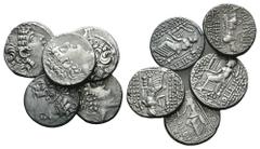 5 X AR Tetradrachms. Lot sold as is - no returns.