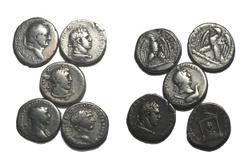 Large Lot - 5 X Roman Provincial Tetradrachms.