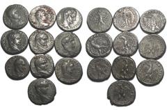 Large Lot - 10 X Roman Provincial Tetradrachms.