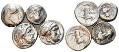 Lot of 4 Celtic AR Tetradrachms. Lot sold as is - no returns.
