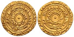 Fatimid, al-Mu´izz Ma´add (AH341-365/AD 953-975), AV Dinar. AH 353, al-Mansuriya mint. Nicol´s type A, 409. 4.14g, 20mm. Good Very Fine.