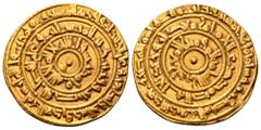 Fatimid, al-Mu´izz Ma´add (AH341-365/AD 953-975), AV Dinar. AH 358, al-Mansuriya mint. Nicol´s type A, 415. 4.14g, 20mm. Very Fine. Rare.