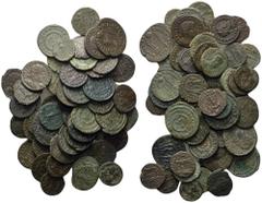 Large Lots Lot of 54 Late Roman Imperial Æ Coins. Including Crispus, Constans and Helena. Lot sold as seen - no returns.