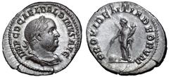 Roman Imperial Balbinus AR Denarius. Rome, AD 238. IMP C D CAEL BALBINVS AVG, laureate, draped and cuirassed bust right / PROVIDENTIA DEORVM, Providentia standing left, holding a wand in lowered right