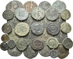 Large Lots Lot of 32 Late Roman Æ Coins. Includes: Valentinian I, Gratian, Valentinian II, Valens, Jovian, Magnus Maximus, Flavius Victor. Lot sold as seen - no returns. From the Paul Munro-Walker col