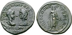 The William Stancomb Collection Moesia, Tomis Æ29. Gordian III, AD 238-244. AVT K M ANTΩNI ΓOPΔIANOC TRANKYΛINA, laureate, draped and cuirassed bust of Gordian right, facing diademed and draped bust o