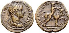 The William Stancomb Collection Bithynia, Herakleia Pontika Æ29. Gordian III, AD 238-244. M ΑΝΤ ΓΟΡΔΙΑΝΟC ΑVΓ, laureate and draped bust of Gordian right / ΗΡΑΚΛΗΕΩΤΑΝ ΠΟΝΤΩ, Herakles struggling with t