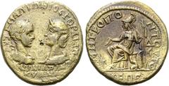 The William Stancomb Collection Moesia, Tomis Æ 4 Assaria. Gordian III and Tranquillina AD 238-244. AVT K M ANTΩNIOC ΓOPΔIANOC CABINA TPANKYΛΛINA, laureate bust of Gordian facing diademed bust of Tran