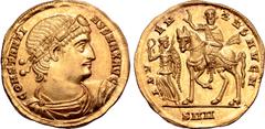 Roman Imperial Constantine I 'the Great' AV Multiplum (Medallion) of 1.5 Solidi. Nicomedia, struck on the occasion of the consecration of Constantinopolis shortly after 11 May AD 330. CONSTANTINVS MAX