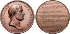 Napoleon Great Britain, Hanover. temp. George III. Napoléon I Æ Medal. Commemorating the career of Napoléon, then in exile on St. Helena. Last date given 1815. Dies by Halliday. NAPOLEON BONAPARTE, la