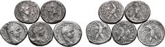 Roman Provincial Lot of 5 Roman Provincial BI Tetradrachms. Lot sold as seen - no returns.