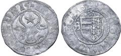 Medieval and World Romania, Moldavia (Principality). Alexandru I cel Bun AR 1 ½ Groats. 1400-1432. ✠ ᙏONЄ ALЄXANDRI, facing bull's head; star above, rosette and crescent flanking / ✠ WD ᙏOLDAVIЄNSIS, 