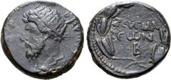 Roman Provincial Marcus Aurelius or Lucius Verus Æ 21mm of Zeugma, Commagene. AD 161-180. AVP ... OVHPON, radiate and draped bust to right / ΖЄVΓΜΑΤЄѠΝ B in three lines within laurel wreath. RPC IV.3 