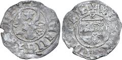 Medieval and World Romania, Moldavia (Principality). Alexandru I cel Bun AR 1 ½ Groats. 1400-1432. [✠ ᙏONЄ] AIIЄXANDRI, facing bull's head; star above, crescent and rosette flanking / ✠ WD ᙏOIIDAVIЄNS