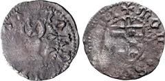 Medieval and World Romania, Moldavia (Principality). Ştefan II BI Groat. 1433-1447. ✠ ᙏOLD[...] ᙏD, facing bull's head; star above, unclear symbol and crescent flanking / ✠ ᙏONЄ * S[TЄRAN]I, shield wi