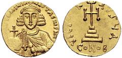 IMPORTANT COLLECTION OF BYZANTINE COINS ANASTASIUS II ARTEMIUS, 713-715 Mint of Constantinople Anastasius had been a court official and was chosen as emperor by those who had staged the coup against P