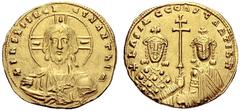 IMPORTANT COLLECTION OF BYZANTINE COINS BASIL II BULGAROKTONOS, 976-1025 Mint of Constantinople With Constantinus VIII Basil II was the son of Romanus II and Theophano. When John I died he took the th