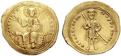 IMPORTANT COLLECTION OF BYZANTINE COINS ISAAC I COMNENUS, 1057-1059 Mint of Constantinople Isaac I represented the military aristocracy and attempted to rebuild the Byzantine army. The money needed wa