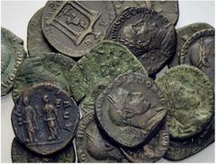 ANCIENT COINS LOTS Roman Empire Traianus Decius, 251-253. 3 Antoninianii. 11 Sestertii. 1 Dupondius. 1 As. Etruscilla. 3 Antoninianii. 3 Sestertii. Herrenius Etruscus. 2 Antoninianii. 1 As. Hostilianu