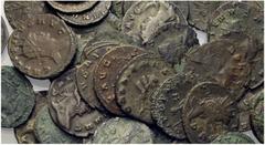 ANCIENT COINS LOTS Roman Empire Valerianus I, 253-259. 6 Antoninianii. 4 Provinvial Bronzes. Mariniana. Sestertius. Gallienus, 253-268. 2 base silver Antoninianii. 69 Billon Antoninianii. 2 Sestertii.