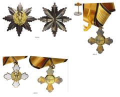 GRIECHENLAND. Republik, seit 1974. Phoenix-Orden [Τάγμα Αριστείας του Φοίνιχος]. 4. Modell (ohne Krone - seit 1975), Grossoffiziers-Set, Anfertigung der Firma Kelaides in Athen, bestehend aus: Grossof