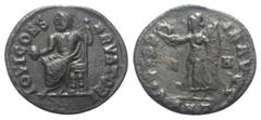 Roman Imperial Coinage Maximinus II. Daia (310 - 313 n. Chr.). Kleinbronze. 310 - 313. Antiochia. Anonyme Prägung. Vs: IOVI CONSERVATORI. Jupiter mit Szepter und Globus nach links sitzend. Rs: VICTORI