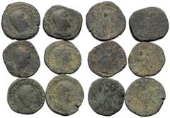 Lots - Ancient Coins Römische Münzen - Lots. Kaiserzeit. Lot (6 Stück, Bronze): Sesterzen des Philippus I. Arabs (244 - 249 n. Chr.). Meist fast sehr schön. Verkauft wie besehen, keine Rückgabe / Sold