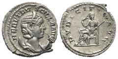 Roman Imperial Coinage Herennia Etruscilla (Kaiserin 249 - 251 n. Chr.). Antoninian (Silber). 250 - 251 n. Chr. Rom. Vs: HER ETRVSCILLA AVG. Drapierte Büste mit Diadem auf Mondsichel rechts. Rs: PVDIC