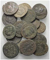 Lots - Ancient Coins Römische Münzen - Lots. Kaiserzeit. Lot (19 Stück, Bronze): Folles. Unter anderem: Maximianus I. Herculius (285 - 310 n. Chr.), Constantinus I. (307 - 337 n. Chr.), Maximinus II. 