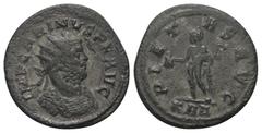 Roman Imperial Coinage Carinus (283 - 285 n. Chr.). Antoninian (Kupfer). 285 n. Chr. Rom. Vs: IMP CARINVS P F AVG. Büste mit Strahlenkrone und Panzer rechts. Rs: PIETAS AVG / KA Delta. Mercur mit Geld