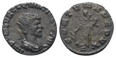 Roman Imperial Coinage Quintillus ( 270 n. Chr.). Antoninian (Silber). 270 n. Chr. Rom. Vs: IMP C M AVR CL QVINTILLVS AVG. Büste mit Strahlenkrone, Paludament und Panzer rechts. Rs: FORTVNA REDVX. For
