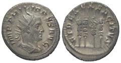 Roman Imperial Coinage Philippus I. Arabs (244 - 249 n. Chr.). Antoninian (Silber). 248 - 249 n. Chr. Rom. Vs: IMP PHILIPPVS AVG. Büste mit Strahlenkrone, Paludament und Panzer rechts. Rs: FIDES EXERC