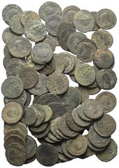 Lots - Ancient Coins Römische Münzen - Lots. Kaiserzeit. Lot (100 Stück, Bronze): Antoniniane und Radiati. Unter anderem: Aurelianus (270 - 275 n. Chr.), Probus (276 - 282 n. Chr.), Maximianus I. Herc