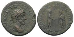Provinzialrömische Münzen Pontos. Amaseia. Marcus Aurelius (161 - 180 n. Chr.). Bronze. 161 / 162 n. Chr. (Jahr 164). Vs: Büste des Marcus Aurelius mit Lorbeerkranz, Paludament und Panzer rechts. Rs: 