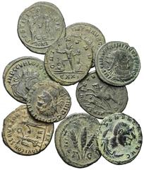 Lots - Ancient Coins Römische Münzen - Lots. Kaiserzeit. Lot (10 Stück, Bronze): Antoniniane. Unter anderem: Claudius II. Gothicus (268 - 270 n. Chr.), Aurelianus (270 - 275 n. Chr.), Severina (Kaiser
