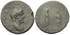 Roman Provincial Pontos. Amaseia. Marcus Aurelius (161 - 180 n. Chr.). Bronze. 161 / 162 n. Chr. (Jahr 164). Vs: Büste des Marcus Aurelius mit Lorbeerkranz, Paludament und Panzer rechts. Rs: Marcus Au