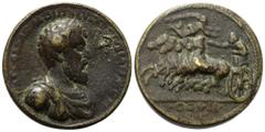 Varia und Curiosa Paduaner. Didius Iulianus (193 n. Chr.). Medaillon (Bronze, Guss). Vs: IMP CAESAR M DID SEVERVS IVLIAN AVG P P. Büste des Didius Julianus in Vorderansicht mit Lorbeerkranz, Paludamen