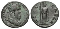 BITHYNIEN. Prusa ad Olympum. Didius Iulianus (193 n. Chr.). Bronze. Vs: ΑΥΤ Κ Μ ΔΙΔΙ CΕ - ΙΟΥΛΙΑΝΟC ΑΥΓ. Büste mit Lorbeerkranz und Paludament rechts. Rs: ΠΡΟΥ - CΑΕΩΝ. Athena mit Lanze in der Rechten