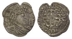 Medieval - Europe Nordseeraum. Unbekannter Prägeherr (9. - 10. Jhdt.). Pfennig. Vs: Büste nach antikem Vorbild rechts; Pseudolegende. Rs: Ankerkreuz, zwischen den Kreuzbalken am Rand Zweige. 16 mm. 0,