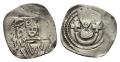 Medieval - Austria Salzburg - Erzbistum. Eberhard II. (1200 - 1246). Pfennig (Friesacher Schlag). Friesach. Vs: Bischof mit Krummstab und Kreuzstab frontal thronend. Rs: Bischofsbüste zwischen Kreuzen