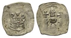 Medieval - Austria Andechs-Meranien. Berthold von Aquileja (1218 - 1251). Pfennig - Friesacher Schlag (Silber). Windischgraz. Vs: Bischof mit zwei Kreuzstäben frontal thronend. Rs: Brustbild zwischen 