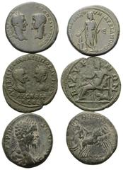 Lots - Ancient Coins Provinzialrömische Münzen - Lots. Markianopolis (Moesia Inferios) / Bizye (Thrakien) / Stobi (Makedonien). Macrinus und Diadumenianus (217 - 218 n. Chr.) / Philippus I. Arabs (244